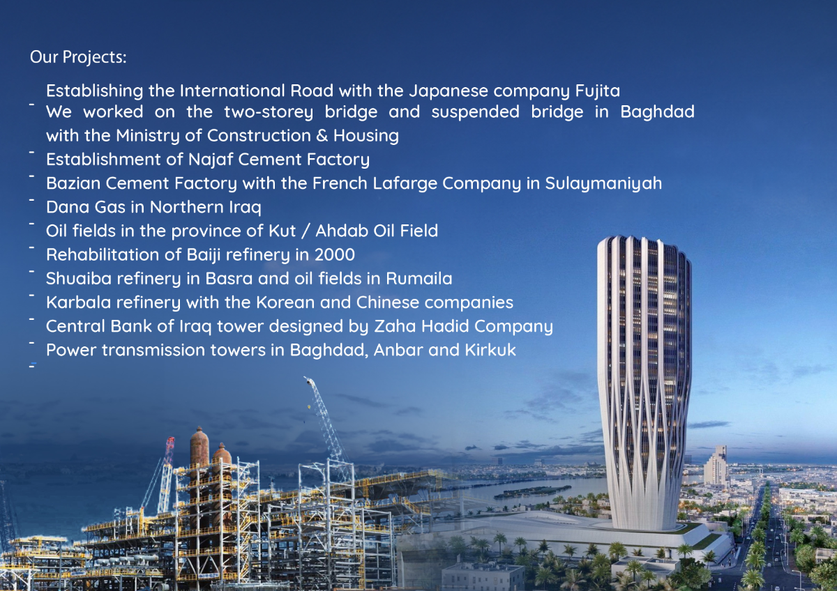 ALAMAD project list brochure page